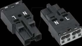 770-212 WINSTA® MIDI plug, 2-pin, without strain relief