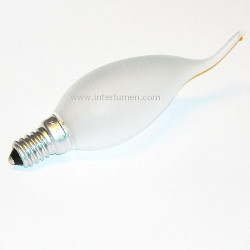 B35s 25W matowa Leuci E14 240V żarowa płomyk długi