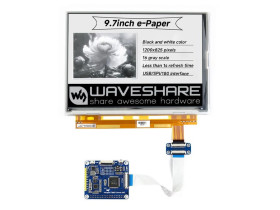 Waveshare 1200x825, 9.7inch E-Ink display HAT for Raspberry Pi