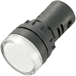 TRU COMPONENTS 140401 LED indicator light White 230V AC Industrial Use