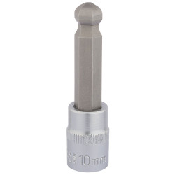 Draper Expert 16293 3/8&quot; Sq. Dr. Ball End Hexagonal Socket Bits (10mm)