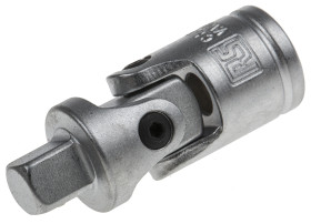 Adapter do nasadek, Lustrzane, Stal chromowo-wanadowa, rozm: 1/4 cala, typ: Kwadratowy, Złącze uniwersalne