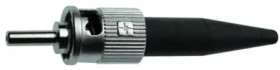 FO plug, ST, POF, singlemode/multimode, ceramic, 100007057