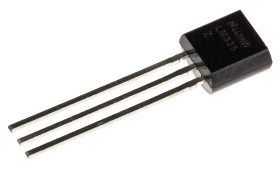 Czujnik temperatury Temperatura Analogowe -40 do +100 °C. ±3°C Otwór przezierny TO-92 LM335Z/NOPB