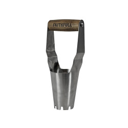 Faithfull FAIPRESHBULB Prestige Stainless Steel Bulb Planter Ash Handle
