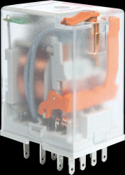 R4N-2014-23-5024-WT R4N industrial relay, 24 V AC, 4 changeover contacts