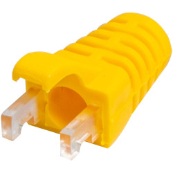 TUK Ltd SPEEDY RJ45 PS1Yw#100 Yellow strain relief boot for Cat5 plug pk of 100