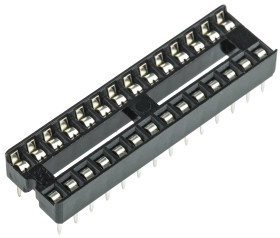 Podstawka DIL 2.54mm Pitch 7.62mm Row Spacing 28-pinowe, Przewlekany Formowany Pin, 1A ASSMANN WSW