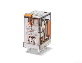 Przekaźnik 24V ac Finder, Wciskane