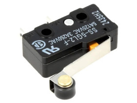 Mikroprzełącznik SNAP ACTION z dźwignią (z rolką) SPDT Poz 2 SS-5GL2-F