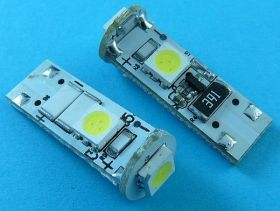 T-10 CANBUS BIAŁA 3xLED SMD 5050