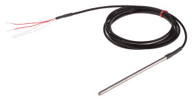 Czujnik RTD PT100 długość 125mm średnica 4.5mm +250°C żyły 4 Sonda