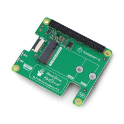 Pineboards HatDrive! Top - adapter NVMe 2230, 2242 do Raspberry Pi 5