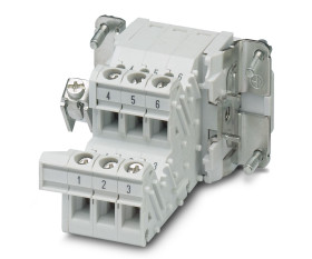 Wzmocnione złącze zasilania 6-pinowe Phoenix Contact 16A 500 V Żeński