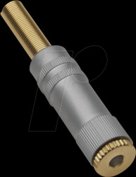 1103081 audio jack 2,5mm stereo pearlchrome