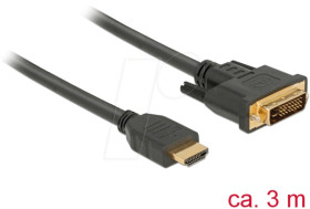 85655 HDMI to DVI 24+1 cable bidirectional 3 m
