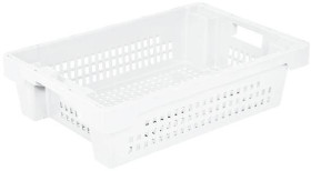 BRB Lagertechnik 1658794 Pojemnik obrotowy do sztaplowania nadaje się na żywność (D x S x W) 600 x 400 x 150 mm naturaln