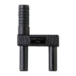 St&#xE4;ubli 659866-21 SKS2-12L/1SA/N Connector, &#xD8;2mm, insulated, brass, black