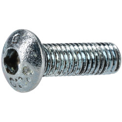 R-TECH 337332 M3 X 10 Hex Socket Button Screws Steel BZP - Pack Of 100