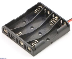 Pololu 4-AAA Battery Holder