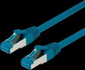 21991957 Patch cable Cat.6a S/FTP PIMF blue 10m