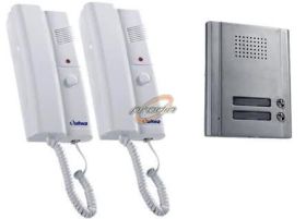 DOMOFON 2-PRZEWODOWY PODWÓJNY Z FUNKCJĄ OTWIERANIA DRZWI 862