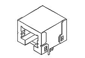 Złącze RJ45 Żeński Złącze RJ45 Przewlekany Cat5e Molex, 90°, 8P8C-żyłowe