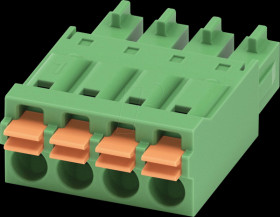 1745917 PCB connector, 4-pin, 3.81 mm spacing