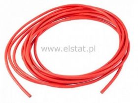 Przewód silikonowy CU 0,14 czerwony