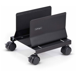 StarTech.com CPUMOBILESTND Computer Tower Cart, Rolling Mobile CPU Caddy on Whe