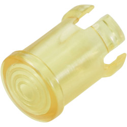 TRU COMPONENTS TC-13069288 Diffusor Yellow Transparent Suitable for 5 mm LED