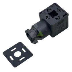 Wtyczka do cewki elektrozaworu Oleodinamica Marchesini 3-pin DIN 43650