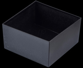 RTM114-BLK Plastic housing, 75 x 75 x 40 mm, 10 pieces