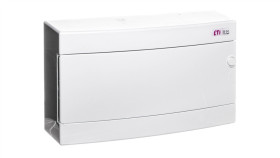 Rozdzielnica Modułowa 1X18 Natynkowa Drzwi Białe / Ip 40 400V Ac / Ect18po-S...