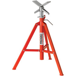 RIDGID 22168 VF-99 V-Head Folding Pipe Stand 22168