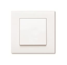Włącznik VIKO jednobiegunowy zwierny biały - KARRE