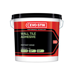 Evo-Stik 30812629 Instant Grab Wall Tile Adhesive 10 Litre