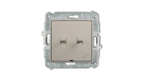 Mini Mechanizm Łącznika Podwójnego Schodowego W Stylu Amerykańskim Taupe...