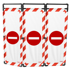 Bariera ochronna Bariera składana Red, White