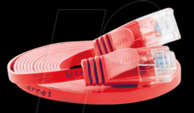 PKW-SLIM-KAT6 2.0 RT Cat.6 SLIM patch cable, U/UTP, 2,0 m, red