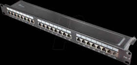 GC-N0139 Patchpanel 19", 24 Port, Cat.6, 1 HE