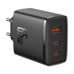 Baseus OS-Cube Pro P10152301113-00 65W szybka ładowarka sieciowa z 2 gniazdami USB-C PD oraz USB