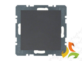 B.Kwadrat/B.3/B.7 Zaślepka z płytką czołową bez pazurków rozporowych antracyt mat 10091606 HAGER