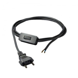 Przewód z włącznikiem czarny 150cm CAMELEON CABLE SWITCH BLACK 8611 Nowodvorski