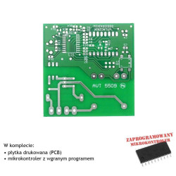 Programowany wyłącznik czasowy zasilania - PCB i mikroprocesor do projektu AVT 5509