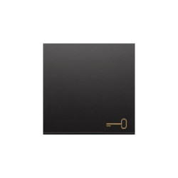 Simon 54 Klawisz pojedynczy z piktogramem klucza do łączników/przycisków czarny mat DKWK1/49