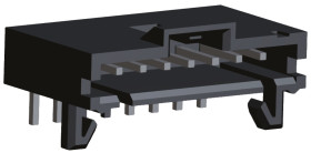 Listwa stykowa PCB 8-pinowe AMPMODU MTE raster: 2.54 mm Kąt prosty 1-rzędowe TE Connectivity Otwór przelotowy40 V W