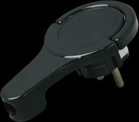1720.0503.0 Extra-flat angled connector, black