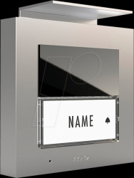 ADV-1010-S Audio front-door station, 1 family house, silver