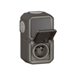 Włącznik światła, 10A, 250V, 1-biegunowy, IP55 Plexo, Legrand